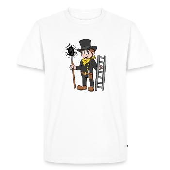 chimney sweep - Men's Premium Organic T-Shirt - white - Front - Nico (187cm)