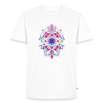 Échos de l’Antiquité - T-shirt Premium bio Homme - blanc - Devant - Nico (187cm)