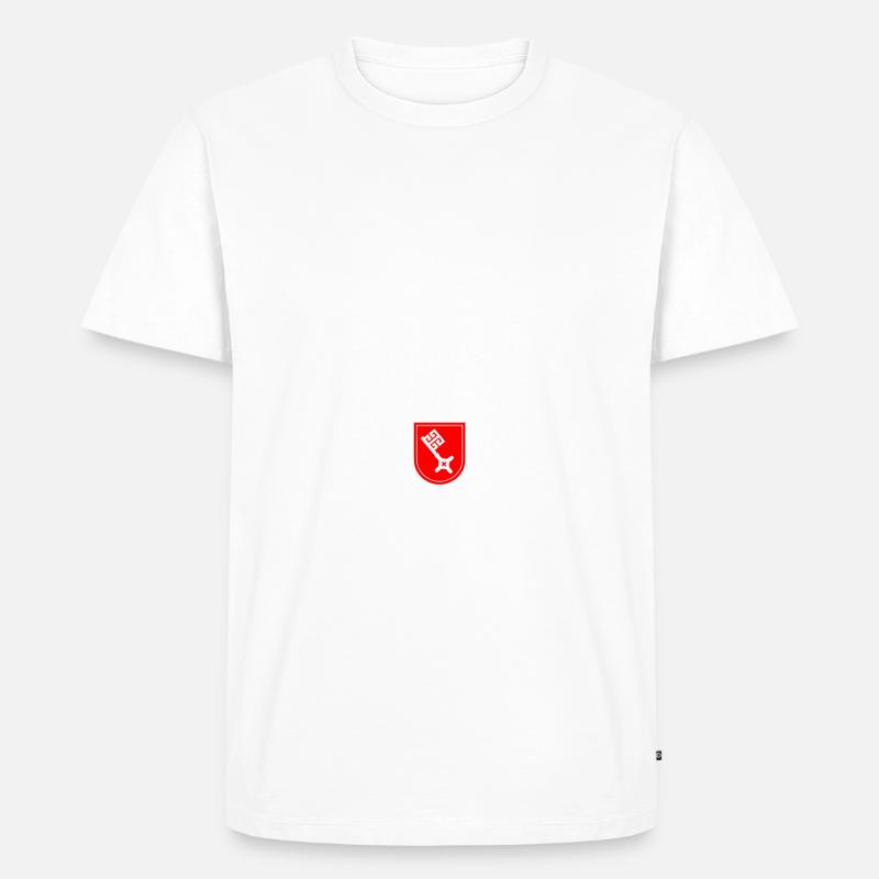 Bremen - Echte Bremer sagen Moin - Männer Premium Bio T-Shirt - Weiß