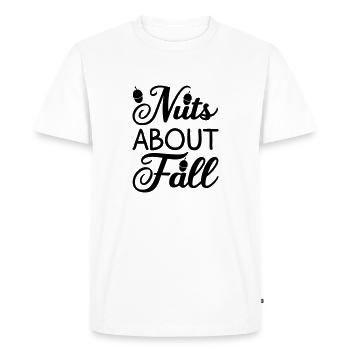 21 noix sur l’automne - T-shirt Premium bio Homme - blanc - Devant - Nico (187cm)