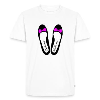 Ballerine 3 - T-shirt Premium bio Homme - blanc - Devant - Nico (187cm)