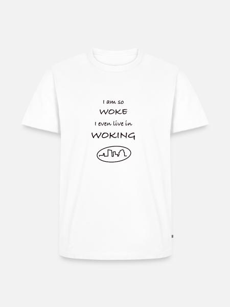 Woke of woking - Men's Premium Organic T-Shirt - white