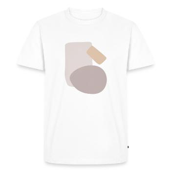 Conception abstraite de différentes formes - T-shirt Premium bio Homme - blanc - Devant - Nico (187cm)