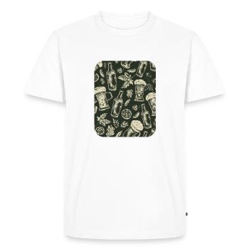 Beer Garden Munich October Bavaria Beer Celebrate Festival - Men's Premium Organic T-Shirt - white - Front - Nico (187cm)
