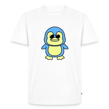 Pingouin Bande Dessinée Cool - T-shirt Premium bio Homme - blanc - Devant - Nico (187cm)