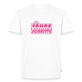 Cream Slice II - Men's Premium Organic T-Shirt - white - Front - Nico (187cm)