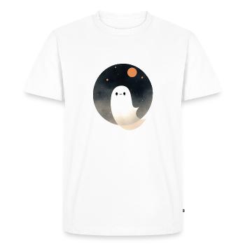 Cute little ghost - Men's Premium Organic T-Shirt - white - Front - Nico (187cm)