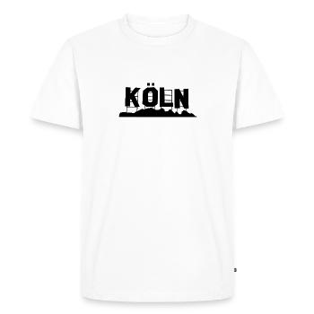 Cologne - T-shirt Premium bio Homme - blanc - Devant - Nico (187cm)
