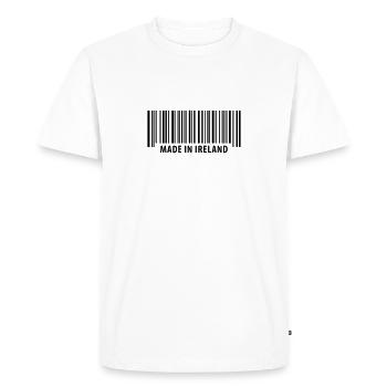 Made in Ireland - T-shirt Premium bio Homme - blanc - Devant - Nico (187cm)