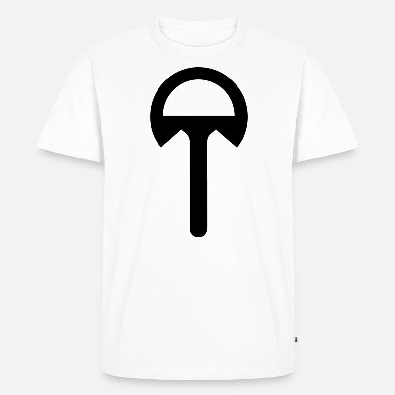 Werkzeug - Männer Premium Bio T-Shirt - Weiß