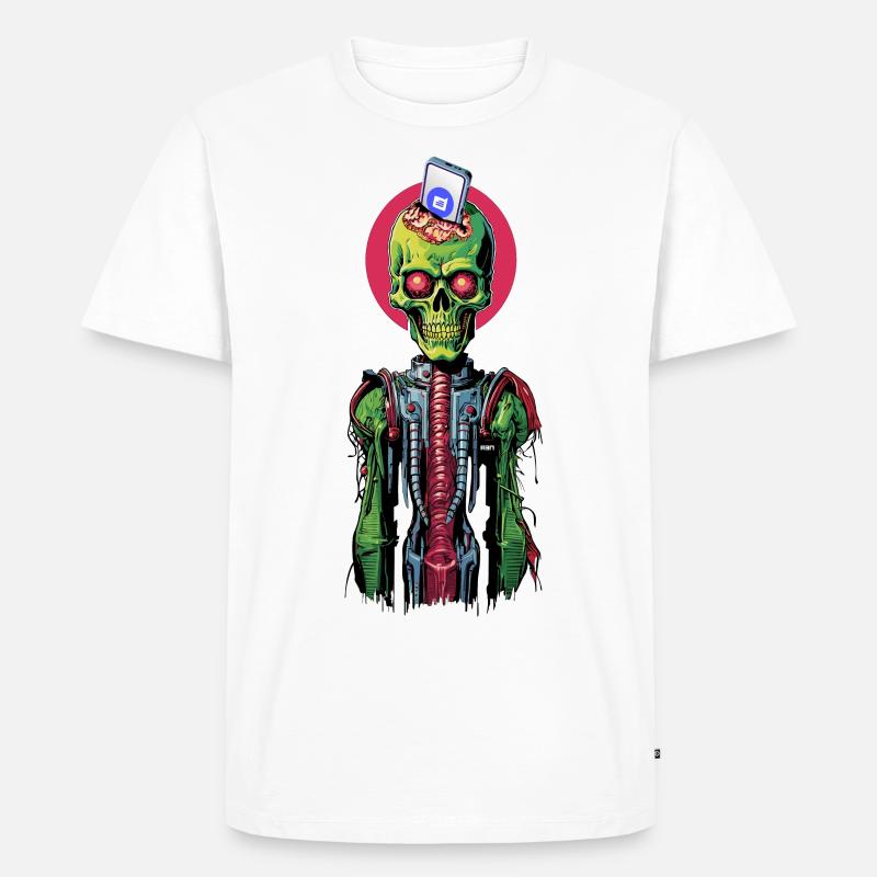 Tech Revolution - Männer Premium Bio T-Shirt - Weiß