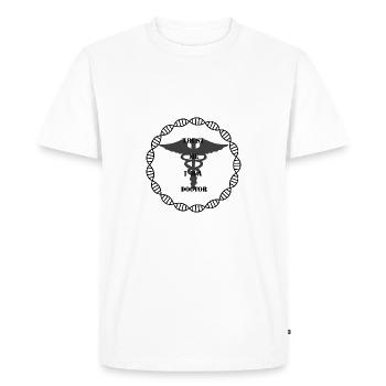 Trust me I am a doctor, doctor, present - Men's Premium Organic T-Shirt - white - Front - Nico (187cm)