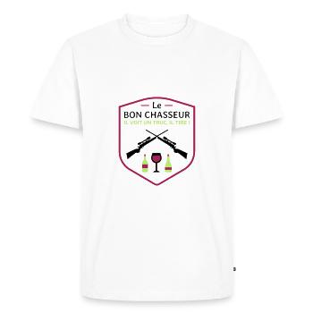 The Good Hunter - The Unknowns - Cult Replica! - Men's Premium Organic T-Shirt - white - Front - Nico (187cm)