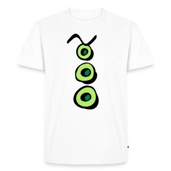 tentakel_p - T-shirt Premium bio Homme - blanc - Devant - Nico (187cm)