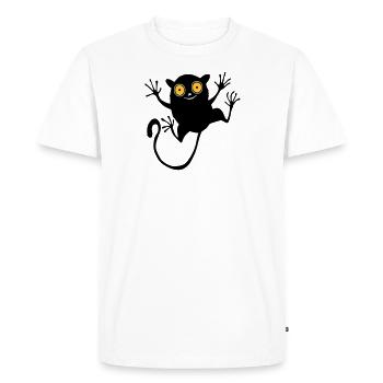 Koboldmaki (2 Farben) - Männer Premium Bio T-Shirt - Weiß - Vorne - Nico (187cm)