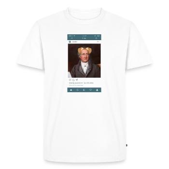 Cool Story "Geothe" - T-shirt Premium bio Homme - blanc - Devant - Nico (187cm)