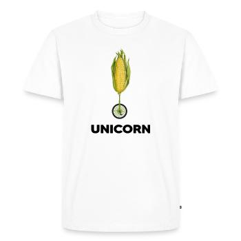 Monocycle Monocycle-Memes - T-shirt Premium bio Homme - blanc - Devant - Nico (187cm)