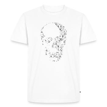 Crane - T-shirt Premium bio Homme - blanc - Devant - Nico (187cm)