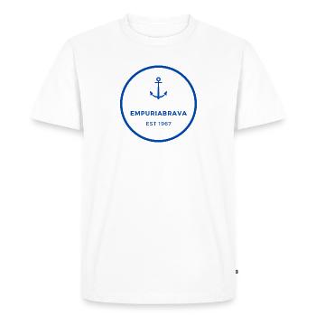 EmpuriaBrava EST 1967 - T-shirt Premium bio Homme - blanc - Devant - Nico (187cm)