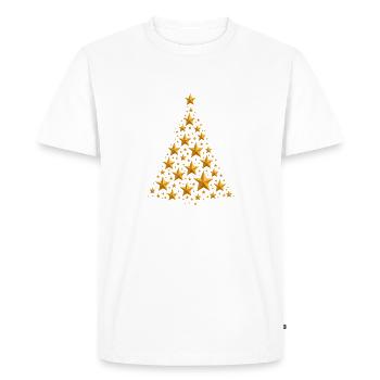 Christmas Tree Christmas - Men's Premium Organic T-Shirt - white - Front - Nico (187cm)