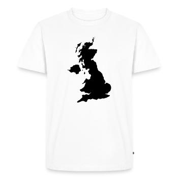 England - Men's Premium Organic T-Shirt - white - Front - Nico (187cm)