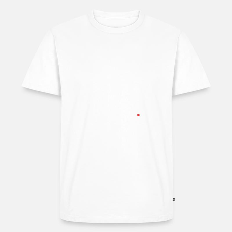 bockig - Männer Premium Bio T-Shirt - Weiß