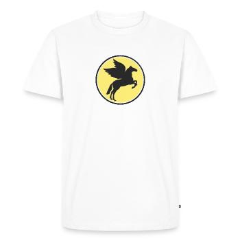 Cadeau de mythologie de cheval ailé Pegasus - T-shirt Premium bio Homme - blanc - Devant - Nico (187cm)