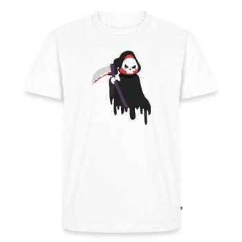 Grim Reaper - Halloween - T-shirt Premium bio Homme - blanc - Devant - Nico (187cm)