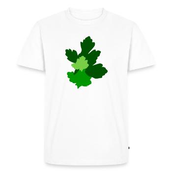 Persil petit jardinier cuisine cuisine cuisine recette décoration - T-shirt Premium bio Homme - blanc - Devant - Nico (187cm)