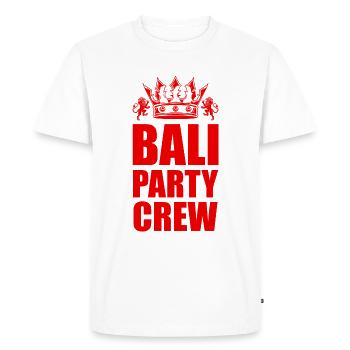 Voyage en équipe à Bali - T-shirt Premium bio Homme - blanc - Devant - Nico (187cm)