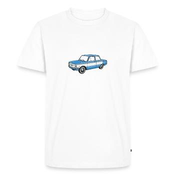 Alten mann Zaporozhez SAS Russie URSS VAZ - T-shirt Premium bio Homme - blanc - Devant - Nico (187cm)
