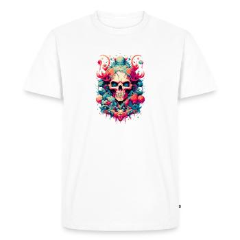 Monstres effrayants d’Halloween - T-shirt Premium bio Homme - blanc - Devant - Nico (187cm)