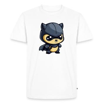 Conception de style bande dessinée de super-héros furtif pour les enfants - T-shirt Premium bio Homme - blanc - Devant - Nico (187cm)