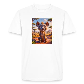 Animaux africains super mignons – Harpie - T-shirt Premium bio Homme - blanc - Devant - Nico (187cm)