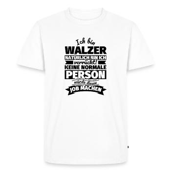 Walzer Geschenke - Männer Premium Bio T-Shirt - Weiß - Vorne - Nico (187cm)