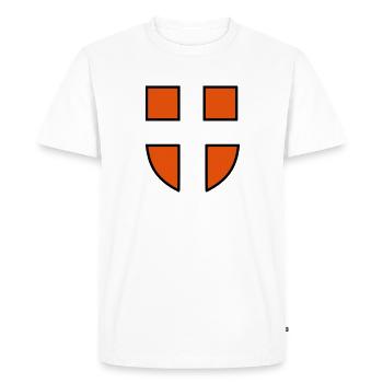 haute savoie logo - T-shirt Premium bio Homme - blanc - Devant - Nico (187cm)