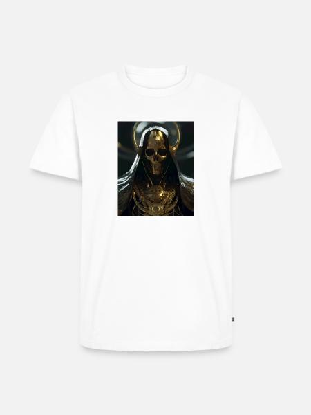 Golden Death - Männer Premium Bio T-Shirt - Weiß