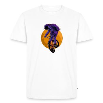 BMX / bmx / bmx / vélo / cadeau / garçons - T-shirt Premium bio Homme - blanc - Devant - Nico (187cm)