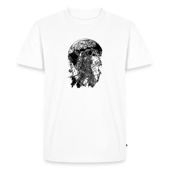 Astronaut in the moonlight - Men's Premium Organic T-Shirt - white - Front - Nico (187cm)