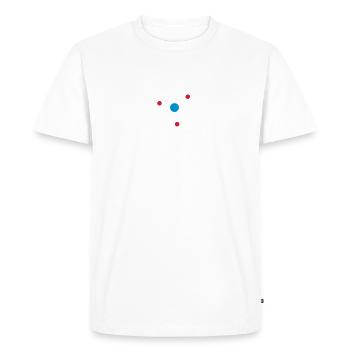Never trust an atom - Men's Premium Organic T-Shirt - white - Front - Nico (187cm)