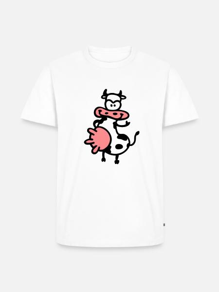 Kuh - Men's Premium Organic T-Shirt - white