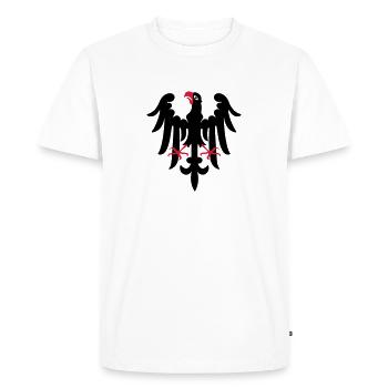 eagle heraldry - T-shirt Premium bio Homme - blanc - Devant - Nico (187cm)