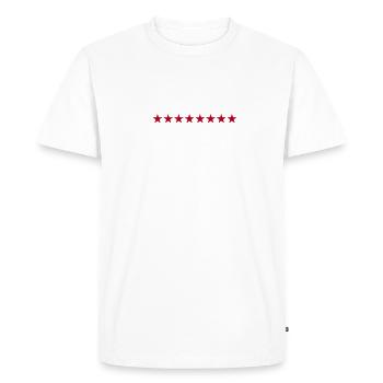 wyoming - Men's Premium Organic T-Shirt - white - Front - Nico (187cm)