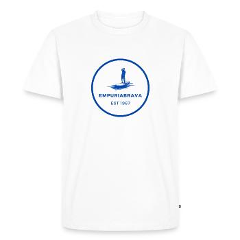 Empuriabrava EST 1967 SUP - T-shirt Premium bio Homme - blanc - Devant - Nico (187cm)