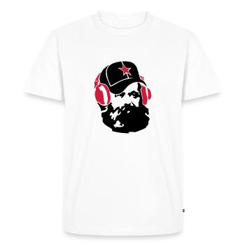 marx_star_ot - T-shirt Premium bio Homme - blanc - Devant - Nico (187cm)