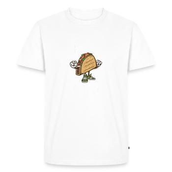 Vendredi taco - T-shirt Premium bio Homme - blanc - Devant - Nico (187cm)