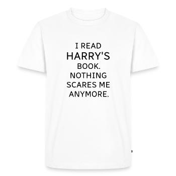 Le livre de Harry - T-shirt Premium bio Homme - blanc - Devant - Nico (187cm)