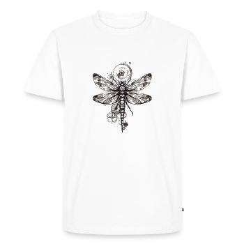 Dragonflies Carelessness and Ephemeral Nature - Men's Premium Organic T-Shirt - white - Front - Nico (187cm)