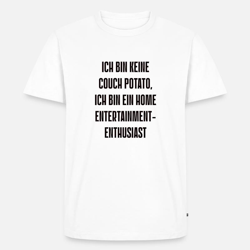 Spruch 5 - Männer Premium Bio T-Shirt - Weiß