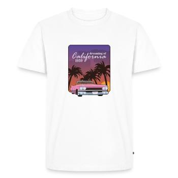 Dreaming of California 1959 - Men's Premium Organic T-Shirt - white - Front - Nico (187cm)